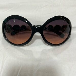 Tory Burch Black and Gold Sunglasses